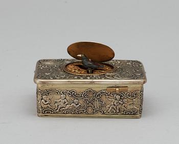 637. A German 19th cent musical box.