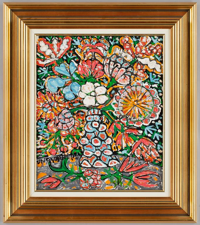 UNO VALLMAN, olja på duk, sign.