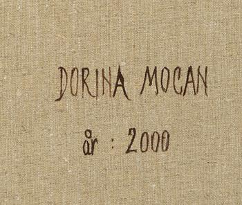 Dorina Mocan, Cat, Woman and Canary (diptych).