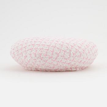 Chanel, a cotton mix bouclé beret, size S.