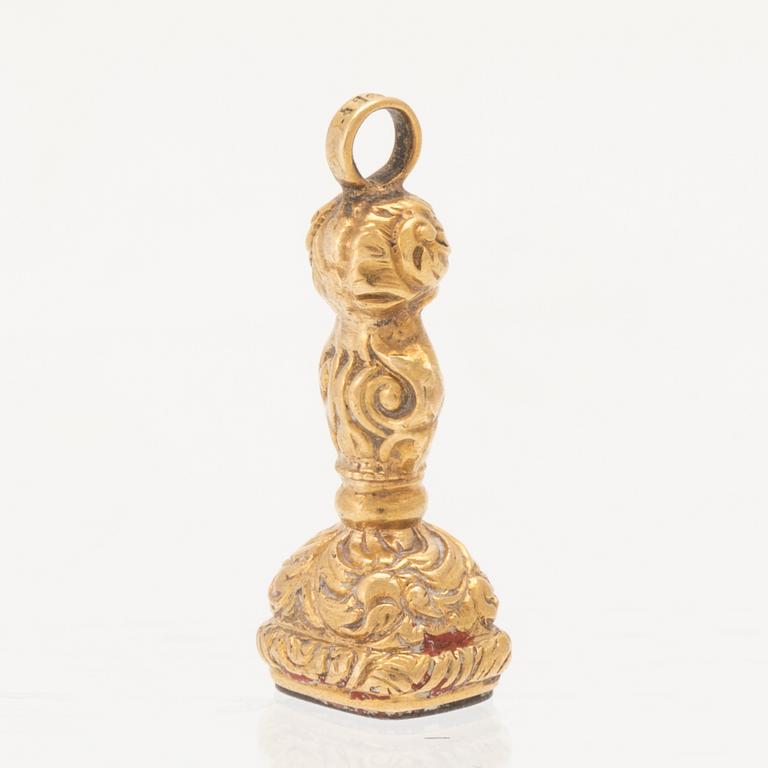 Seal/pendant 18K gold.
