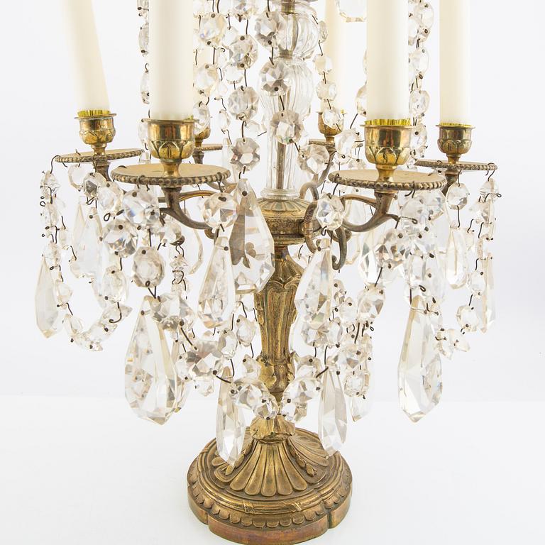 Pair of table lamps, Louis XV style, first half of the 20th century.