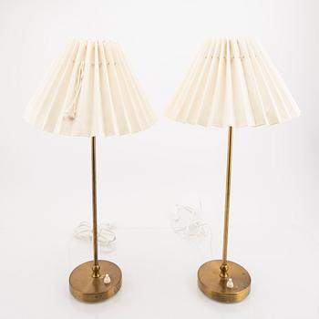 Josef Frank, a pair of brass table lamps model 2332.