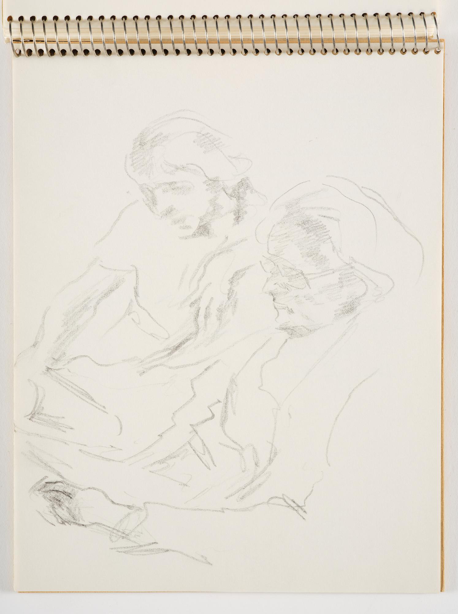 Lotte Laserstein, Sketchbook with approximately 42 drawings, of which 1 is signed.