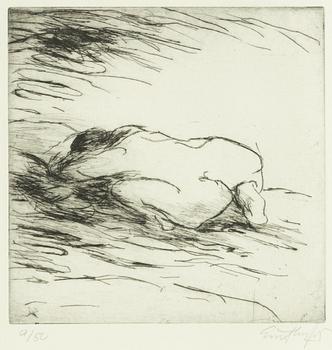 Evert Lundquist, Figurmotiv, 5 st.