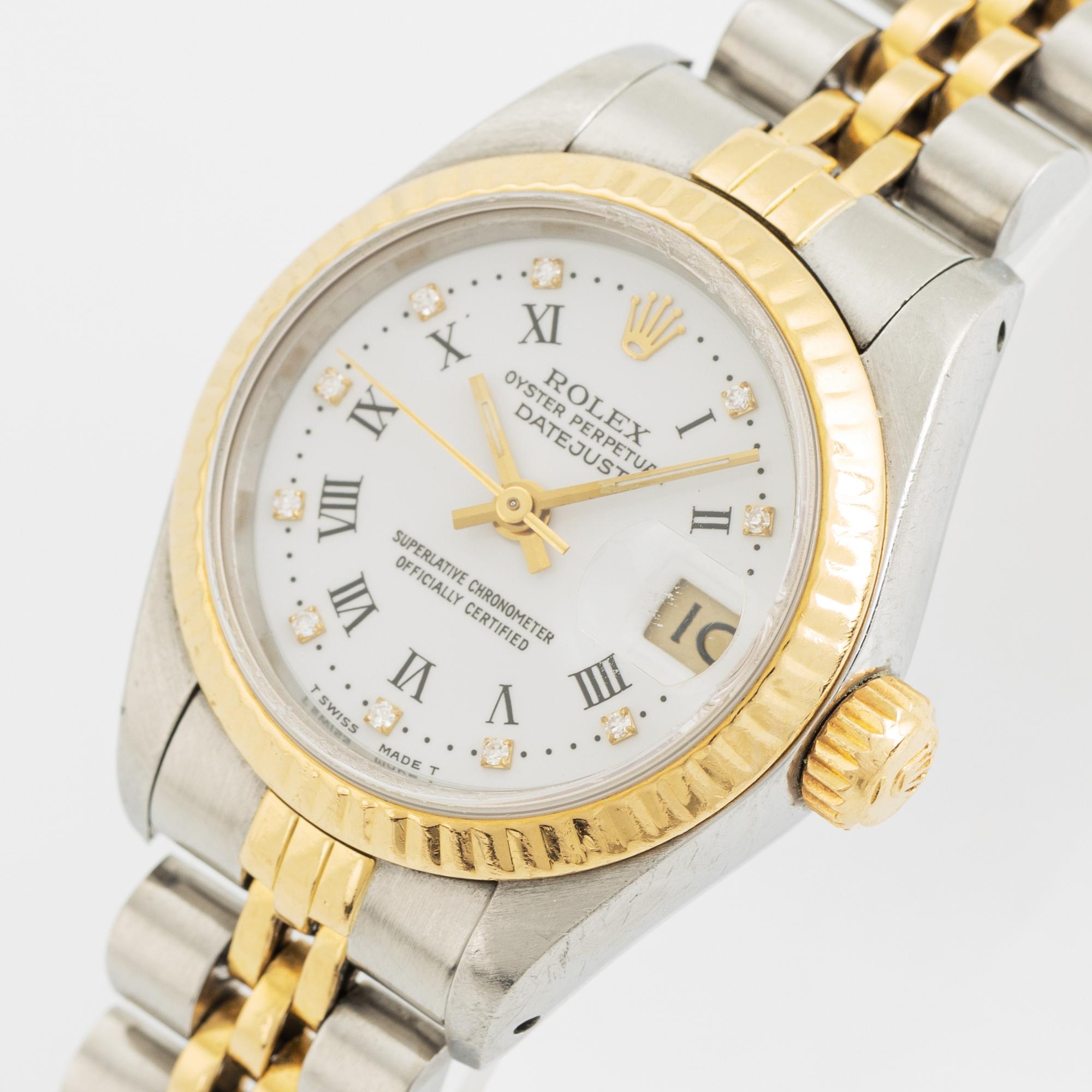 Rolex, Oyster Perpetual, Datejust, wristwatch, 26 mm.
