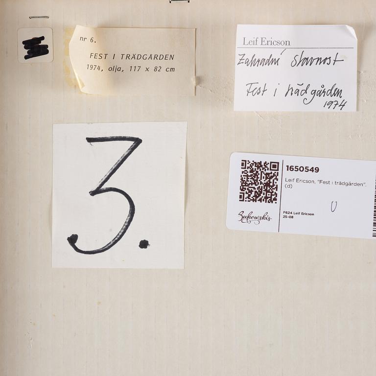 Leif Ericson, "Fest i trädgården".