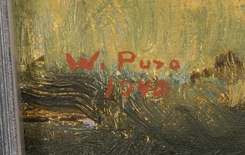 Weikko Puro, oil on canvas, signed and dated 1940.