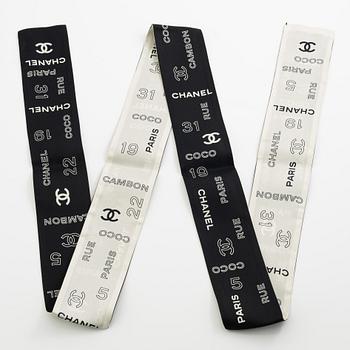 Chanel, Twilly scarf.