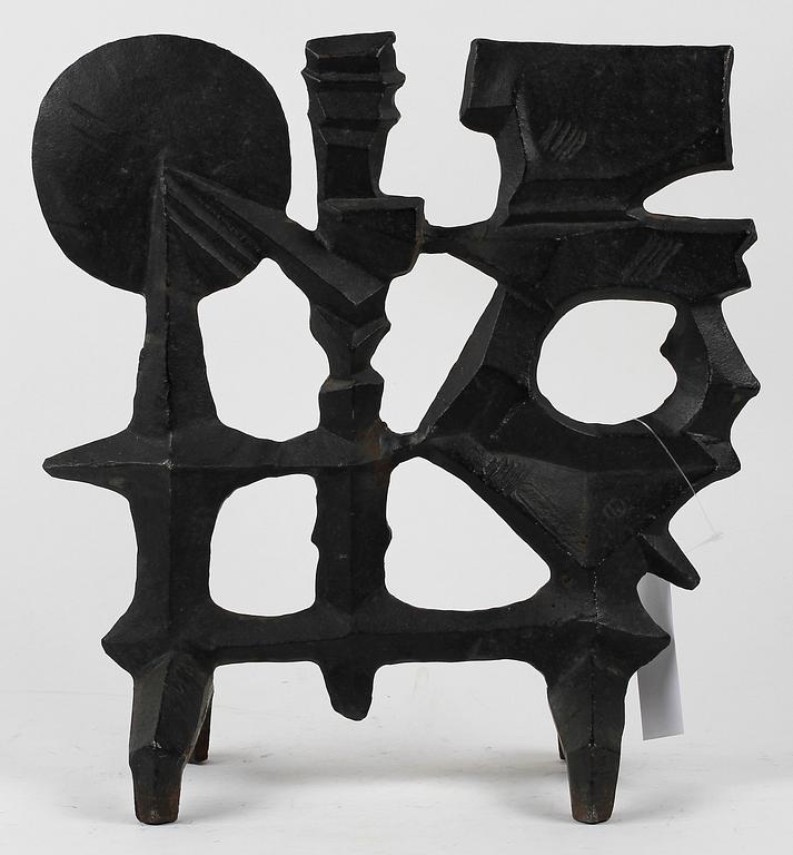 ELDHUND, gjutjärn, troligen Erik Höglund. Husqvarna.