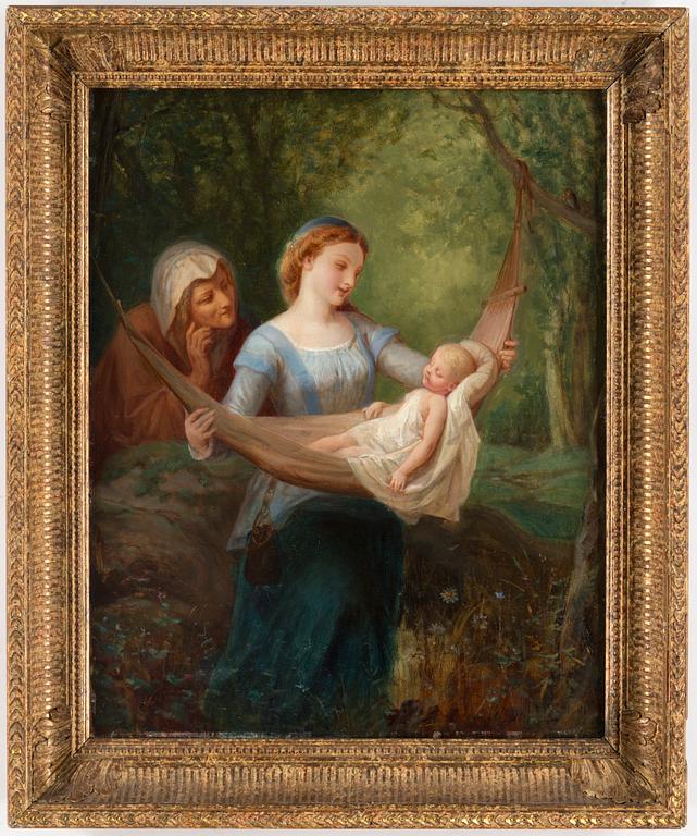 HENRI PIERRE PICOU, Oil on canvas, signed and dated 1881.