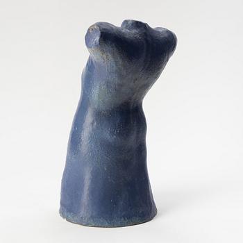 Kjell Janson, a stoneware sculpture of a torso, signed.