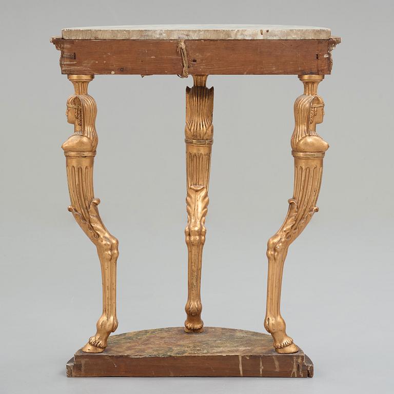 A late Gustavian circa 1800 console table.