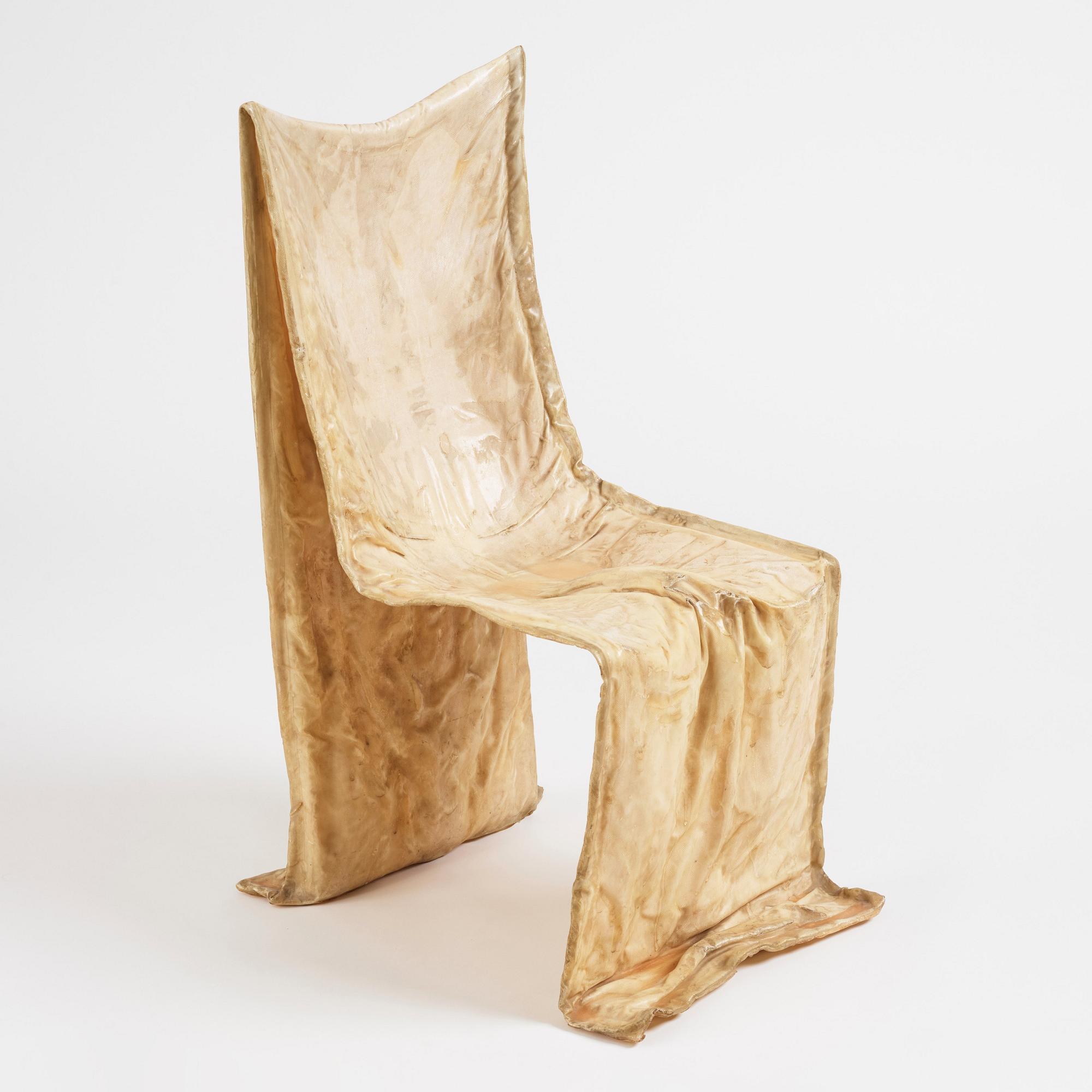 Gaetano Pesce, a "Golgotha" chair, Bracciodiferro, Italy, 1972.