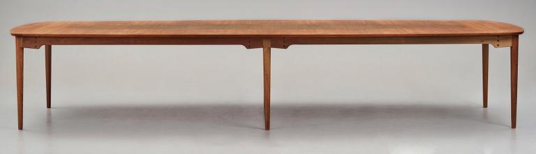 Finn Juhl, a unique conference table by Bovirke, Denmark, 1950's.