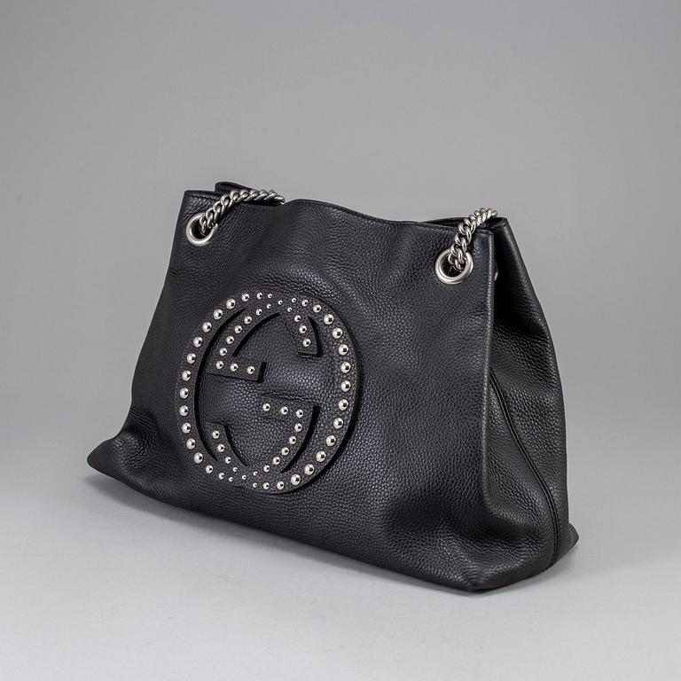 GUCCI, 'Soho' leather bag.