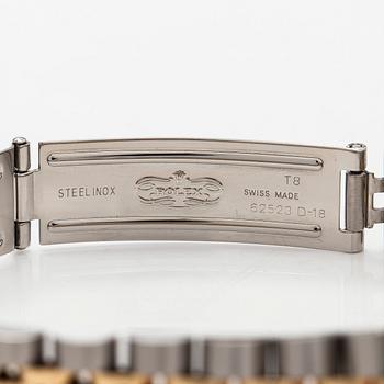 Rolex, Oyster Perpetual Datejust, "Diamond Dial", rannekello, 26 mm.