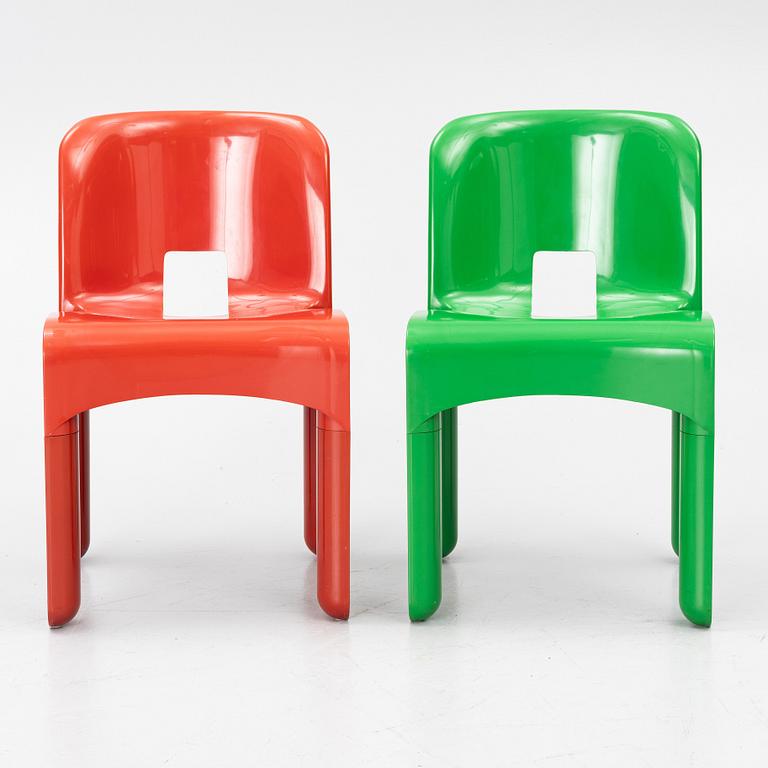 Joe Colombo, Chairs, a pair, "Universal", Kartell, second half of the 20th century.