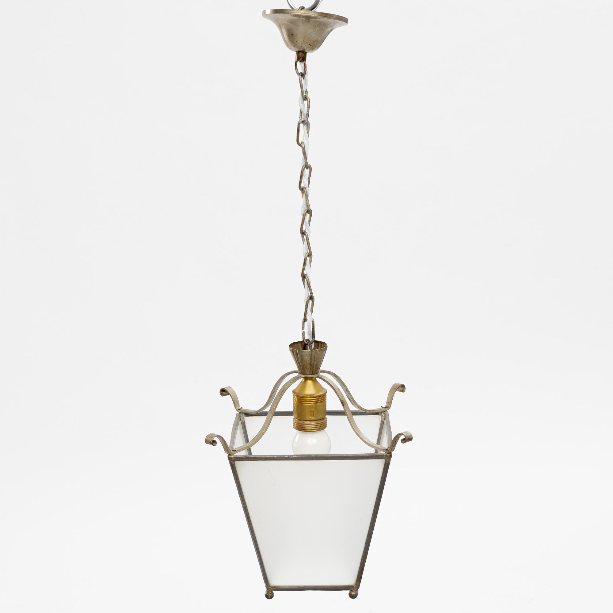 Harald Notini, taklampa, modell "6401", Arvid Böhlmarks Lampvarufabrik, 1920-30-tal.