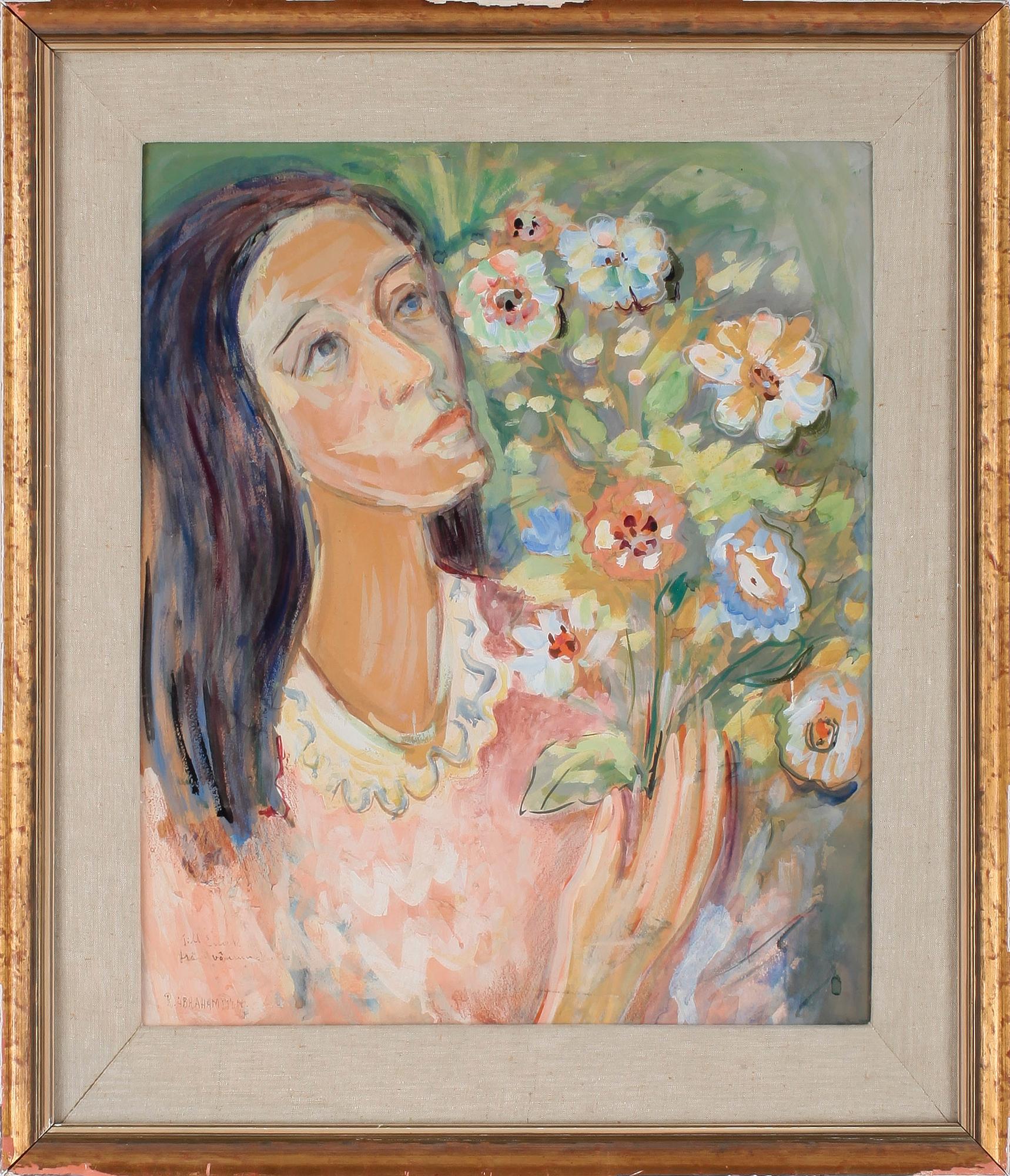 RUDOLF "RULLE" ABRAHAMSSON, blandteknik, sign.