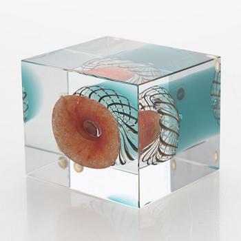 工芸品  oiva toikka Annual Cube 1991 Annual Cube 1991 Oiva Toikka Vuosikuutio Nuutajärvi Finland