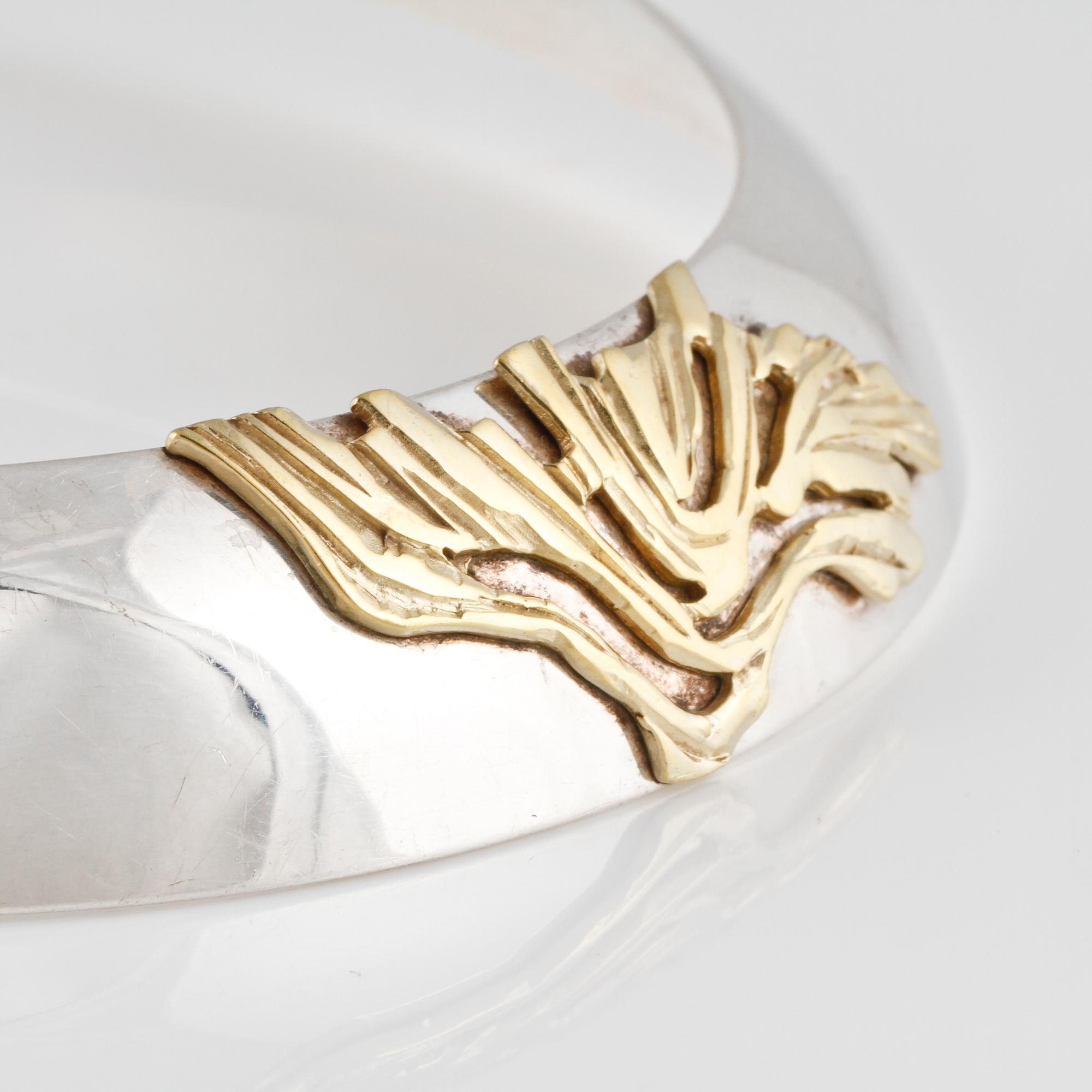 HALSRING, silver, importstämplad. Vikt 41.3 gram.