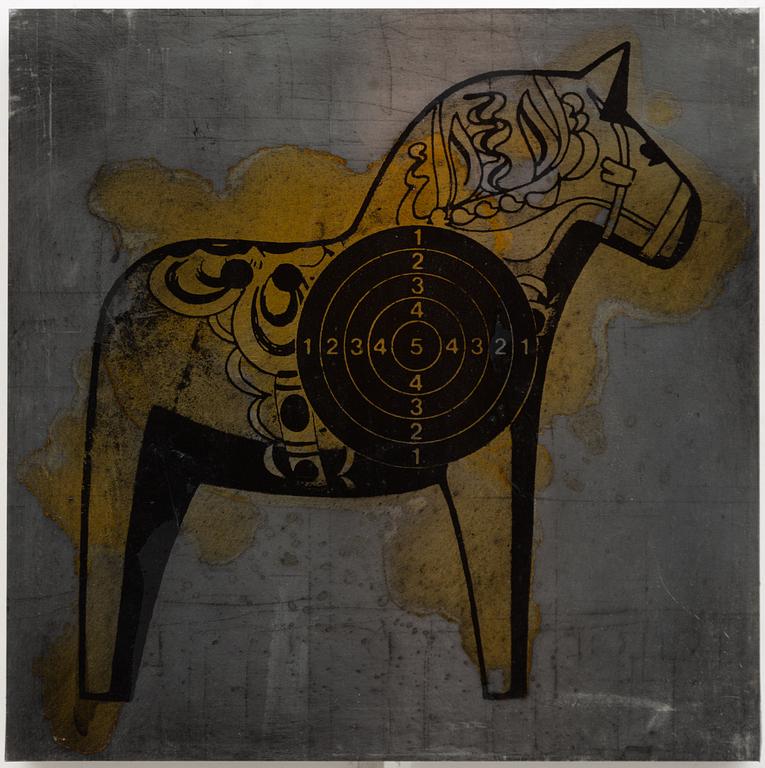 Peter Johansson, "The final solution to the problem of sculpture", polyptyk, 16 delar.