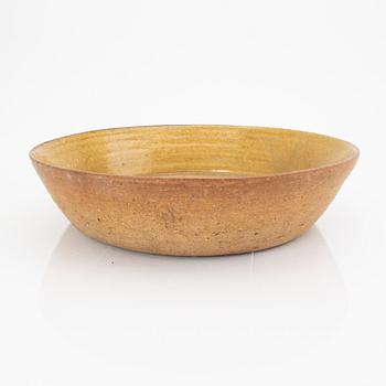 Signe Persson-Melin, a signed and dated 1958 glazed stoneware bowl.