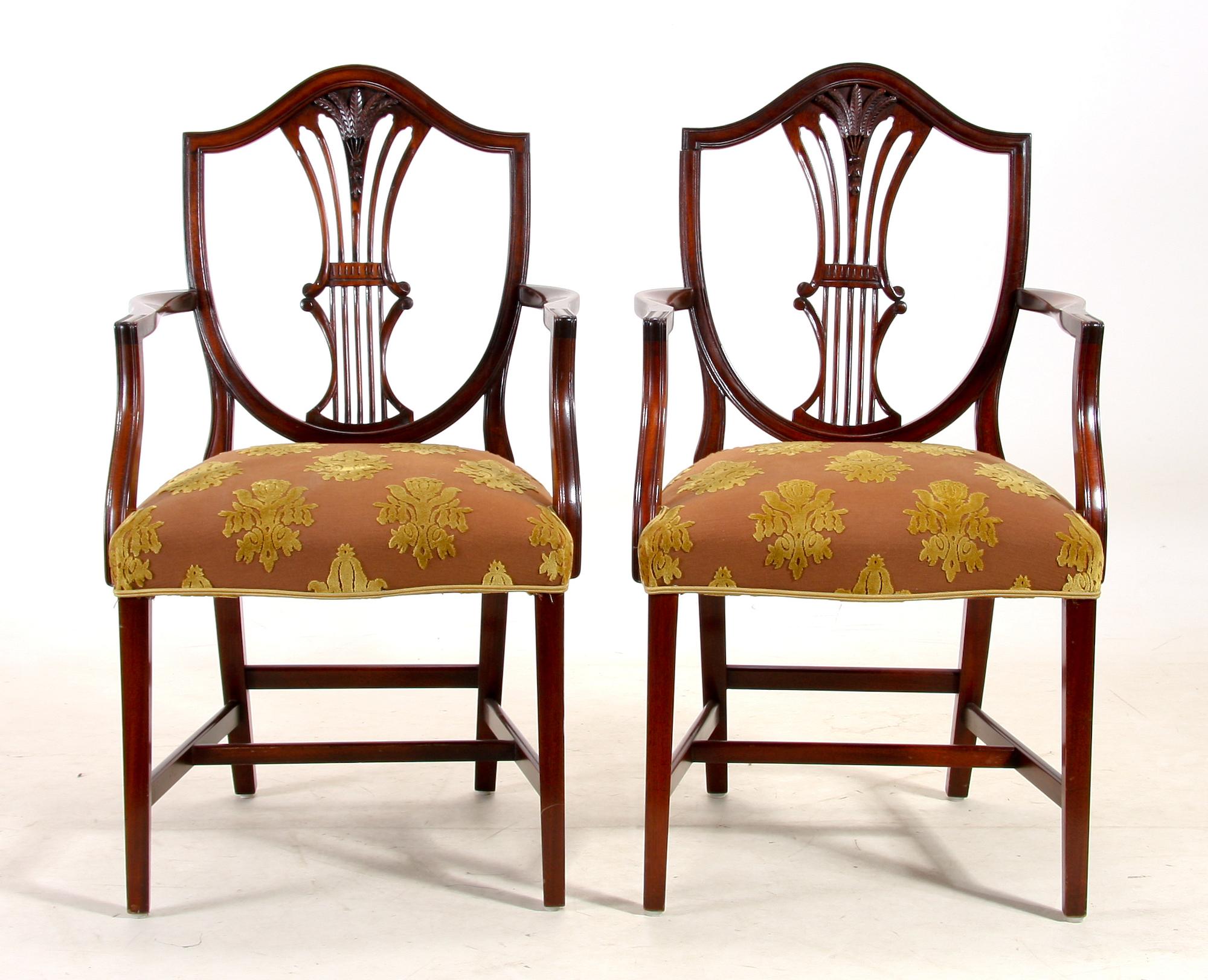 MATSALSGRUPP, 13 delar, engelsk stil, 1900-tal.