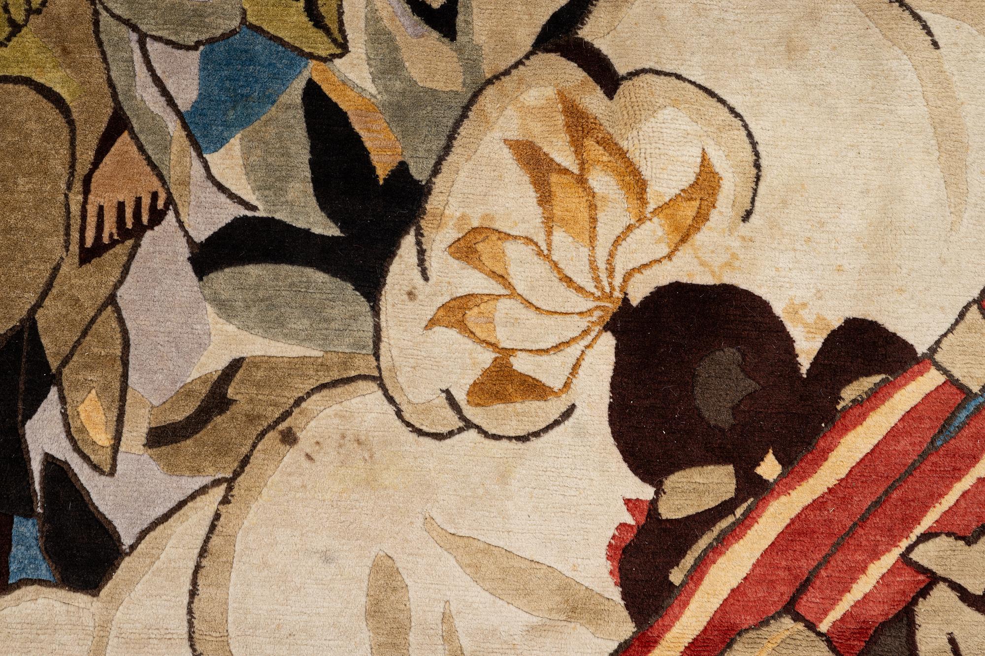 A carpet, c. 460 x 370 cm.