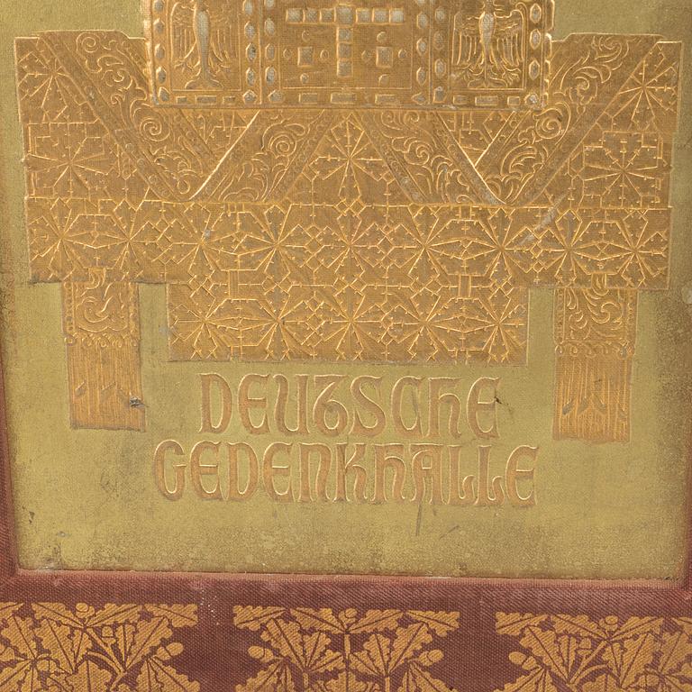 DEUTSCHE GEDENKHALLE, Leipzig circa 1905,