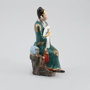 FIGURIN, porslin, Kina, modern tillverkning.