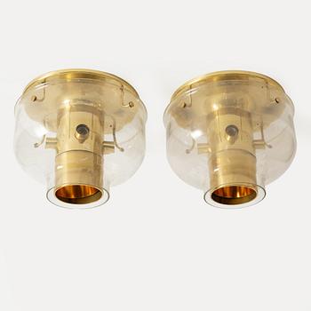 A pair of ceiling lamps, Boréns, second half of the 20th century.