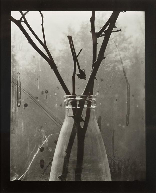 A gelatin silver photograph by GUNNAR SMOLIANSKY, signed and dated 1981 on verso.