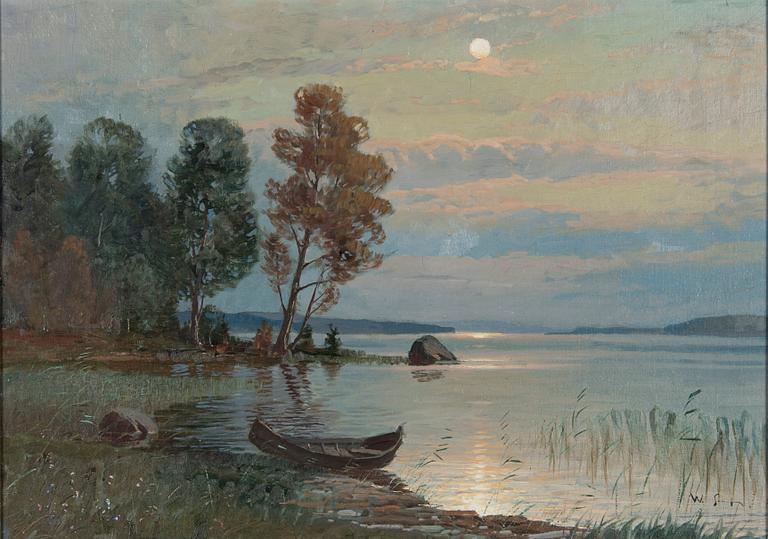 Wille Salonen, Kuutamomaisema.