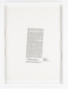 Dan Wolgers, litografi, 1998, signerad HC VI/XV.