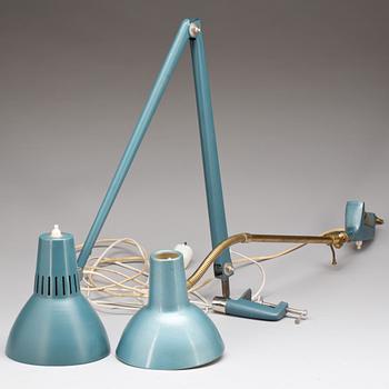 ARBETSLAMPOR, 2 st, 1900-talets mitt