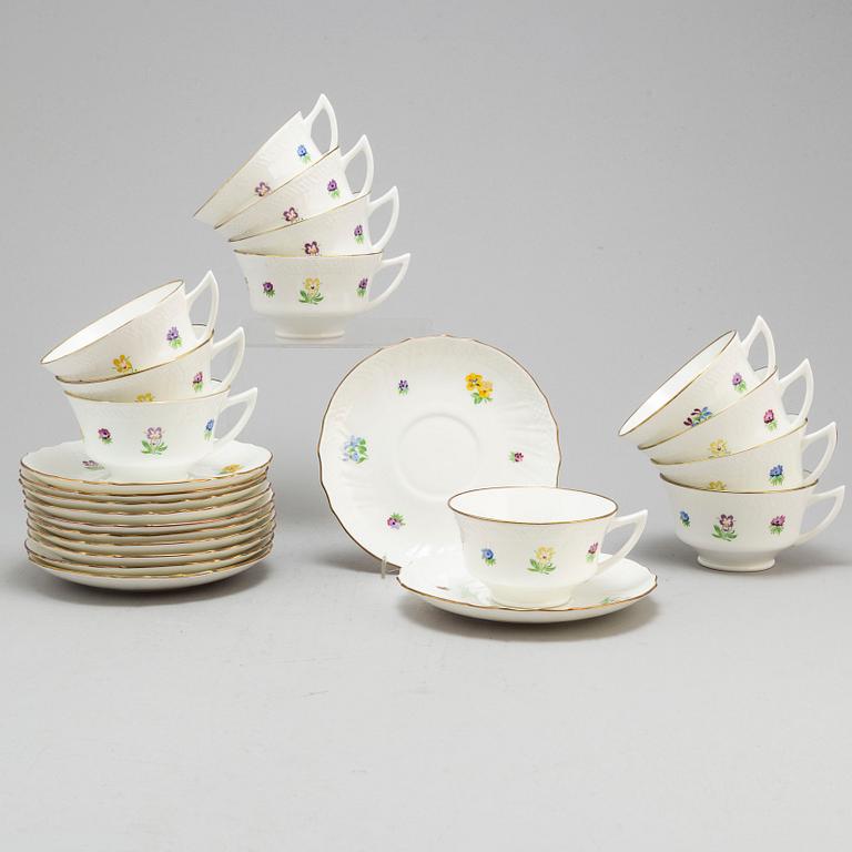 a set of 12 'Poem' teacups by Gustavsberg.