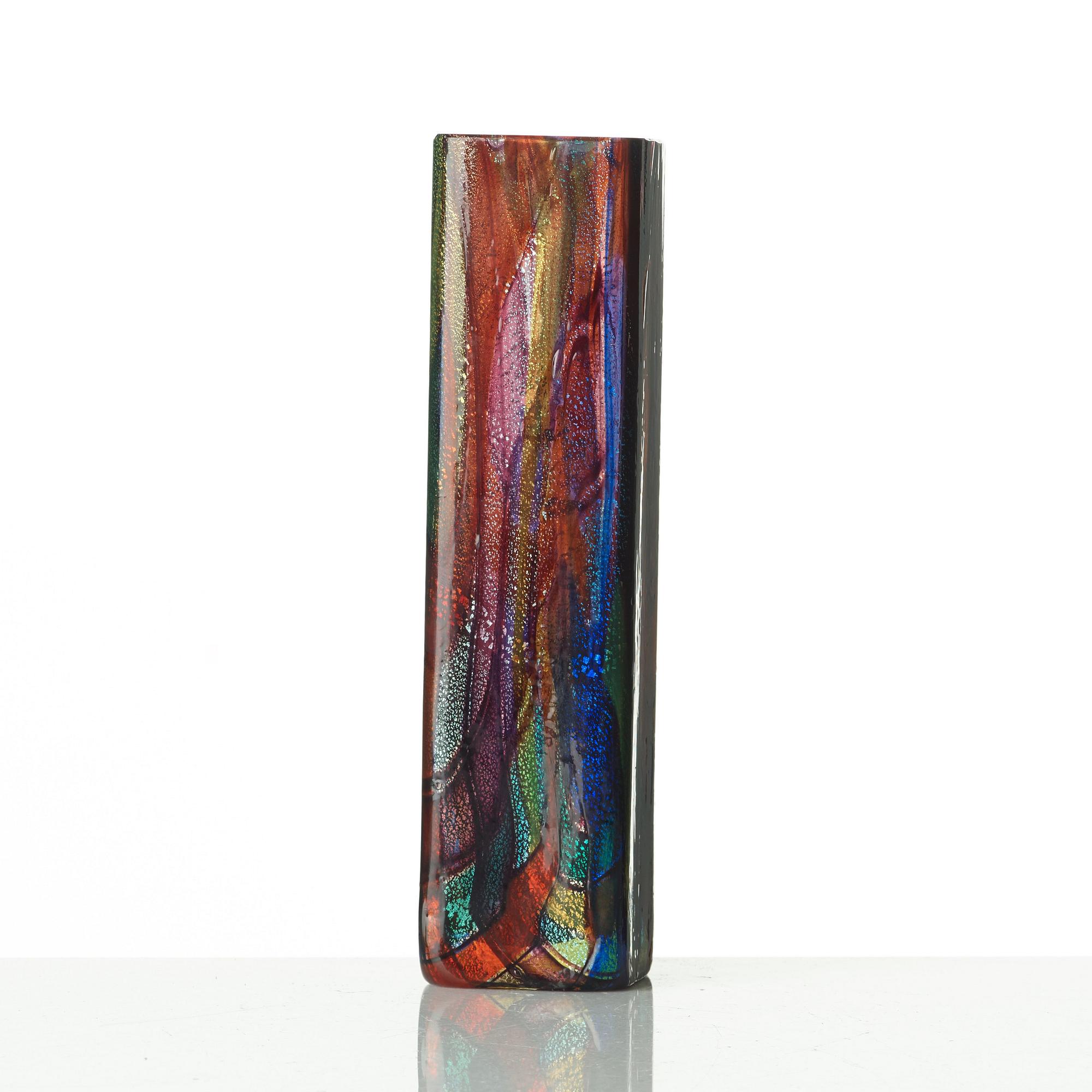Ercole Barovier, an 'Oriente' glass vase by Barovier & Toso, Murano, Italy, probably 1940's.