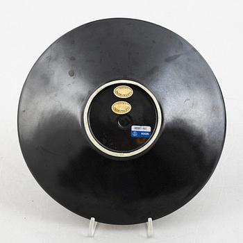 Lisa Larson, vaser, 4 st och fat, 2 st, stengods, ur serien "Varieté", Gustavsberg.