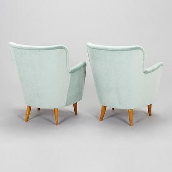 Fåtöljer, ett par, 1900-talets mitt.