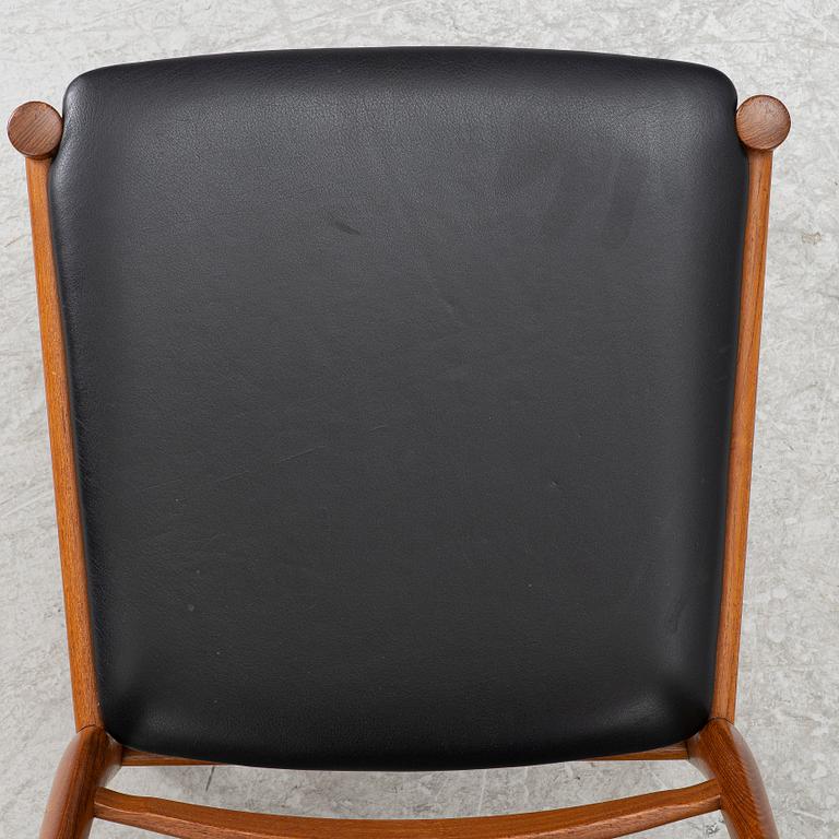 Torbjørn Afdal, chairs, 7 pcs, model 113, Vamo Møbelfabrik, Sønderborg, mid-20th century.