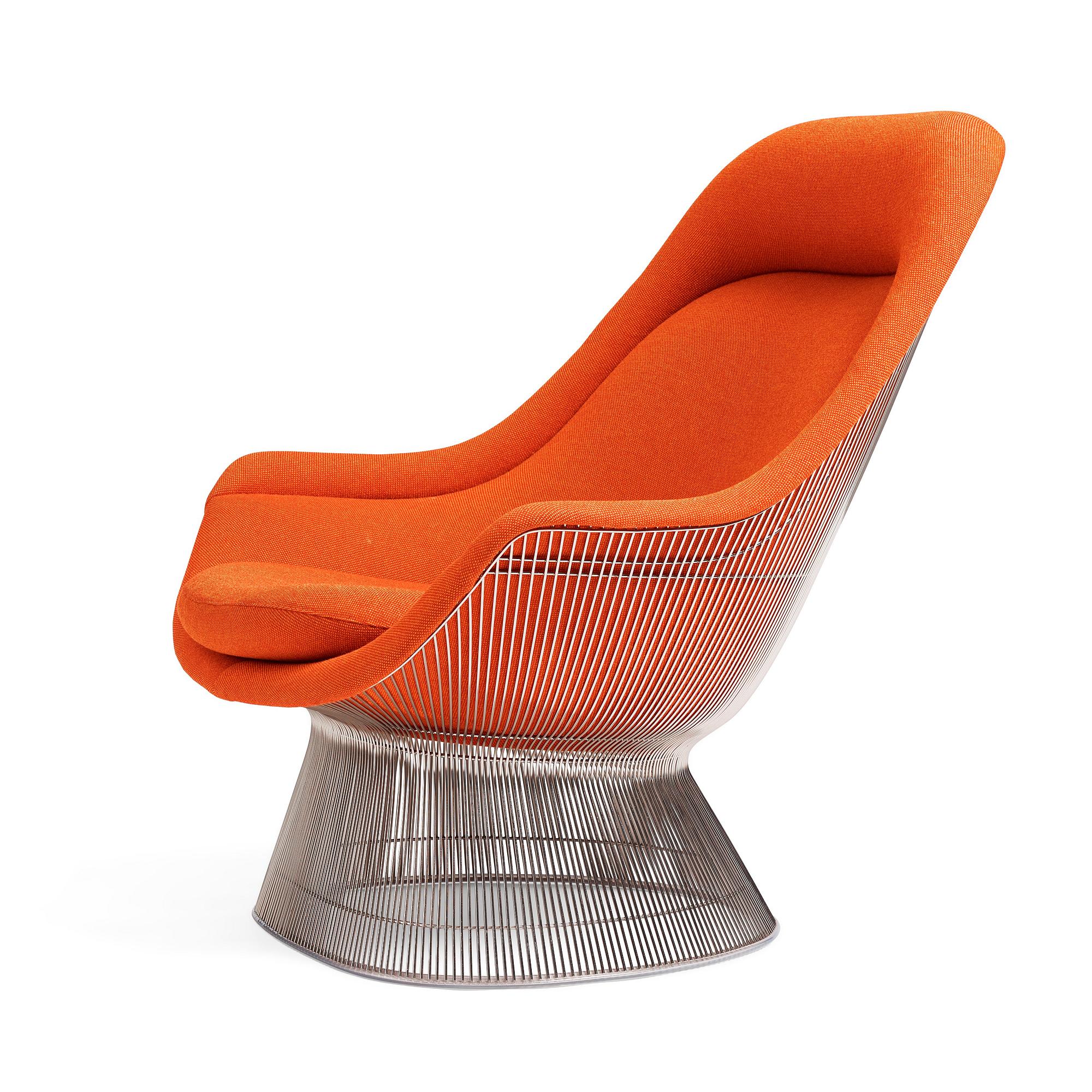 Warren Platner, a model "1705" easy chair, for Knoll International, post 1962.