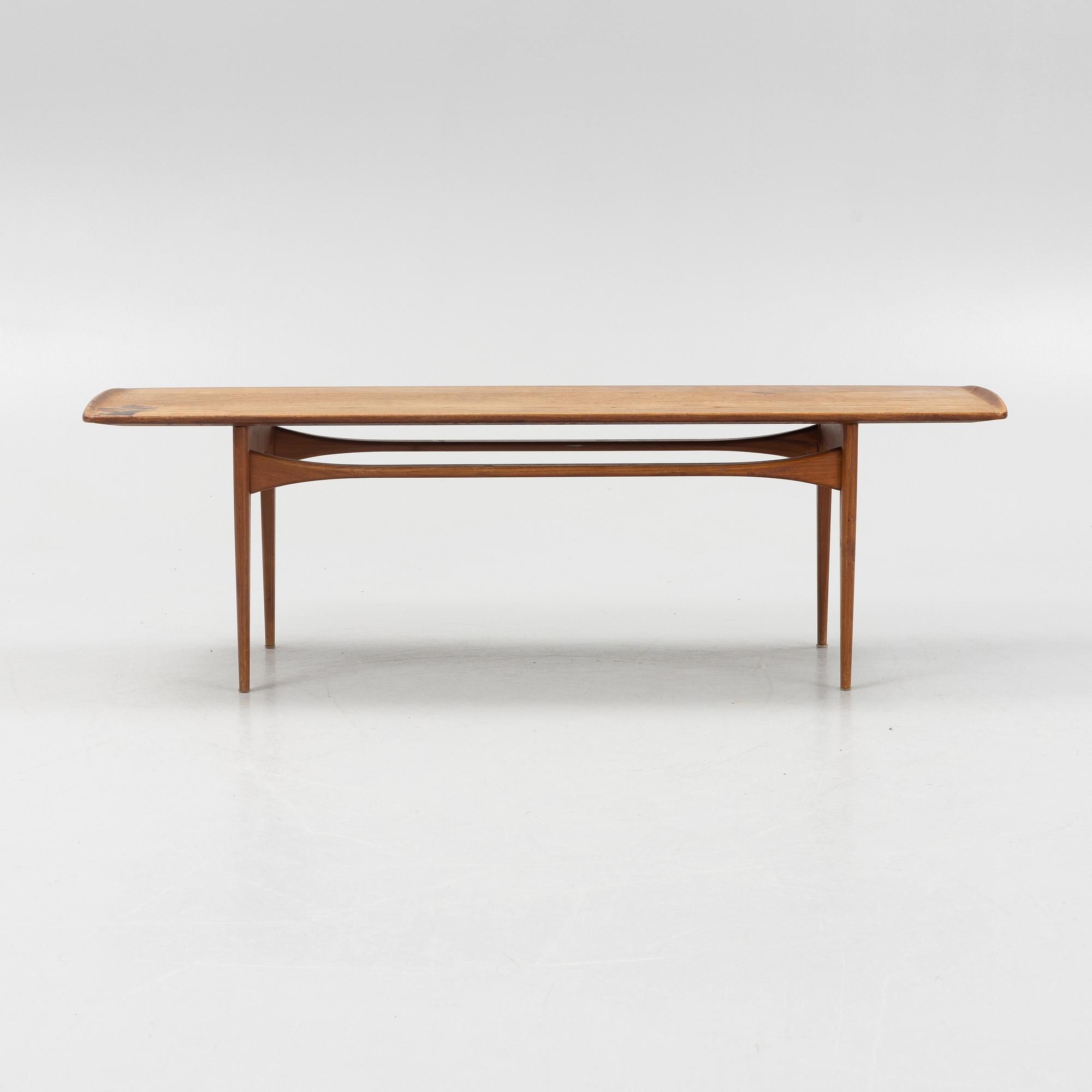 Peter Hvidt & Orla Mølgaard Nielsen, a coffee table, France & Daverkosen, Denmark, 1950's/60's.