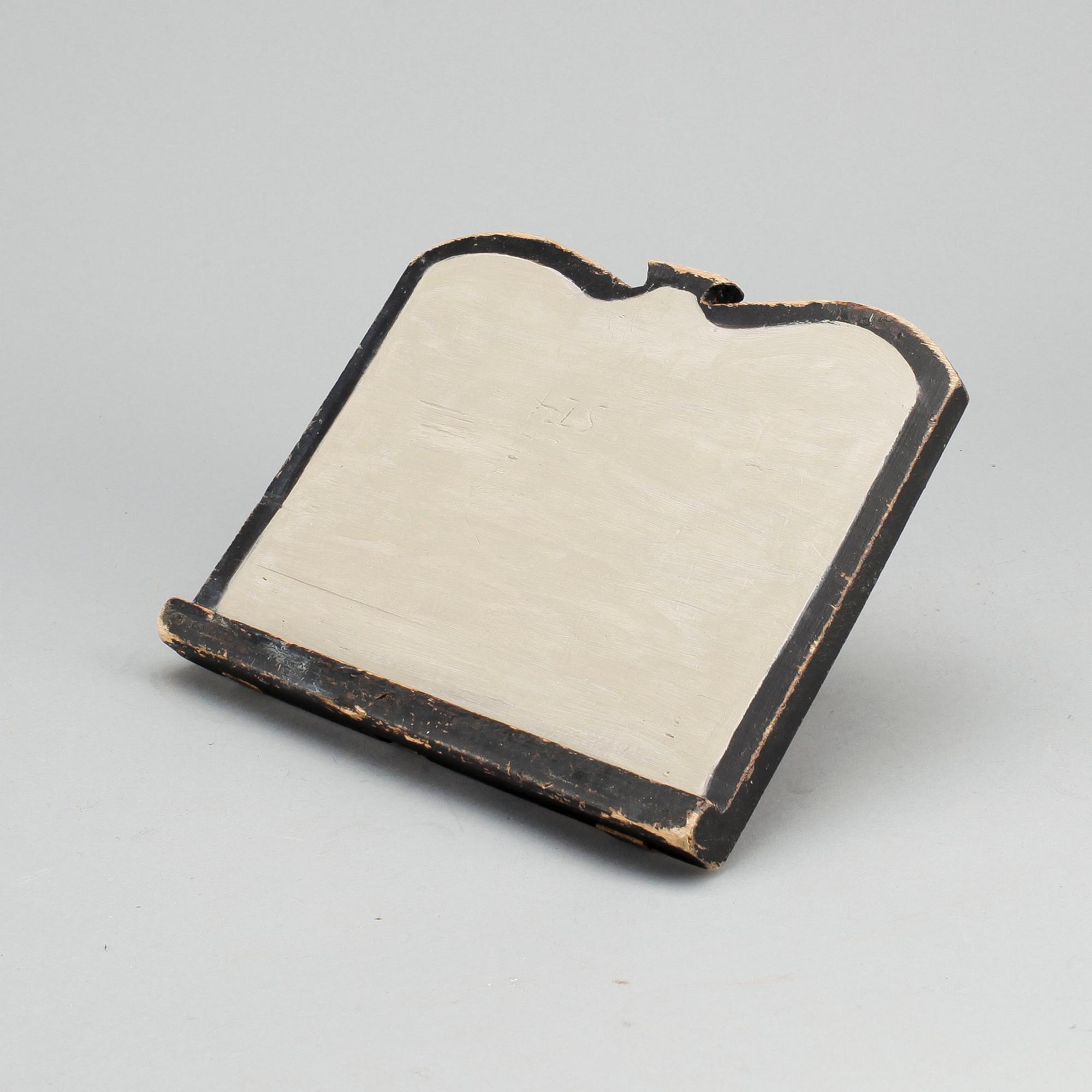 BOKSTÖD, allmoge, 1800-tal.