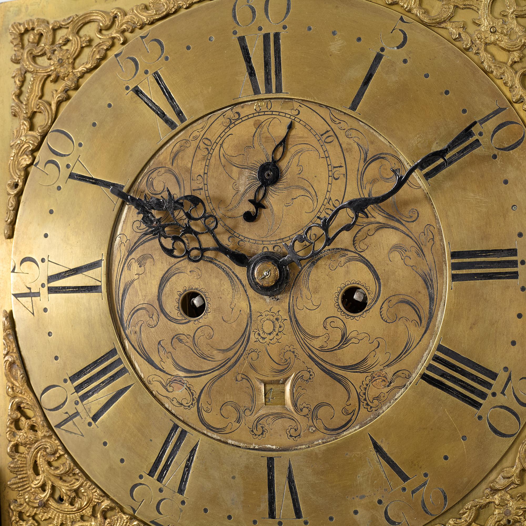 Longcase clock, circa 1800, signed Coleman & Co, Falkirk.