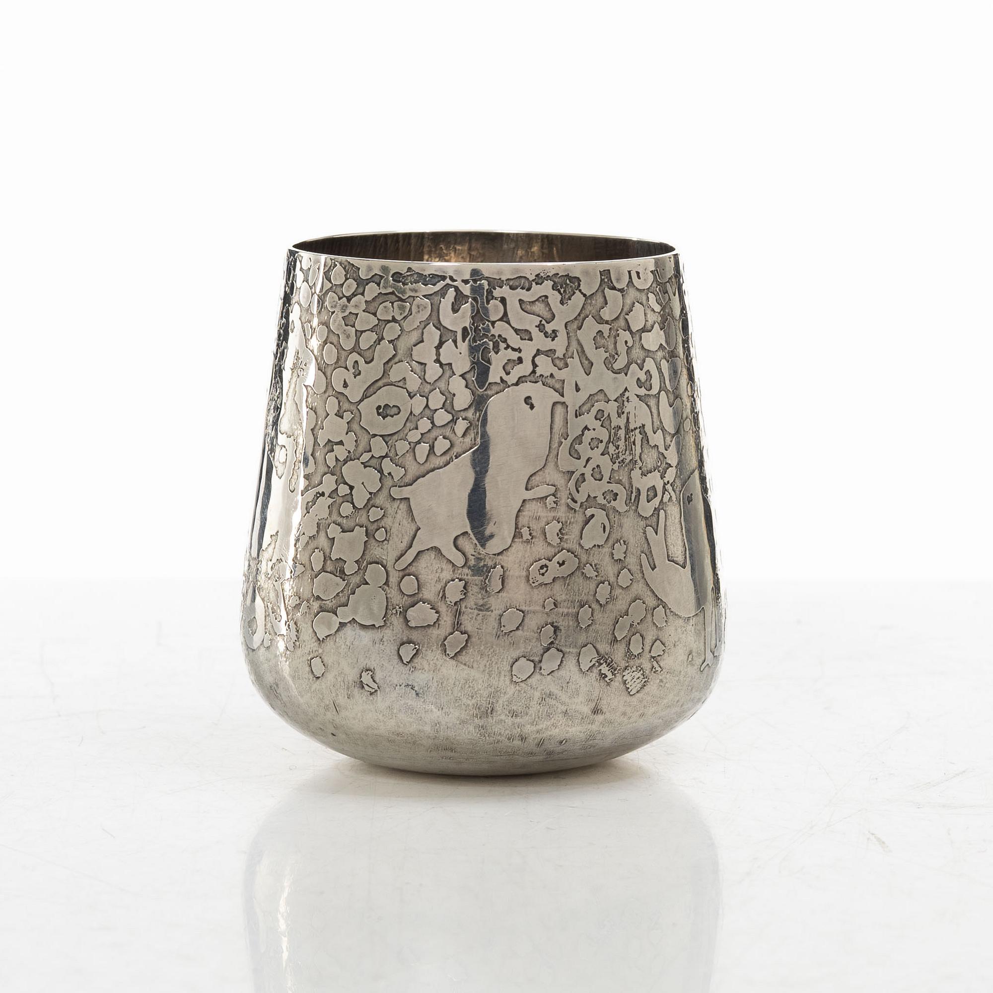 Olle Ohlsson, a silver beaker, Stockholm 1965.