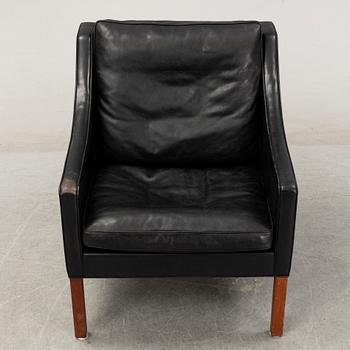 Børge Mogensen, a leather armchair, Denmark.