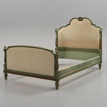 A gustavian style bed, first half of the 20th century.