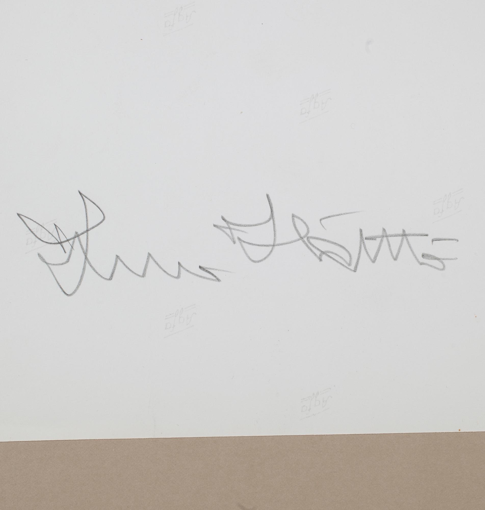 ISMO HÖLTTÖ, fotografi, silvergelatin, signerad och a tergo stämplad, konstnärens kopia 1966. Vintage.